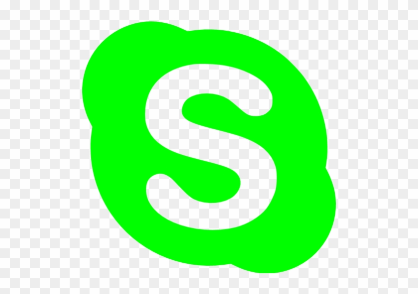 skype logo green