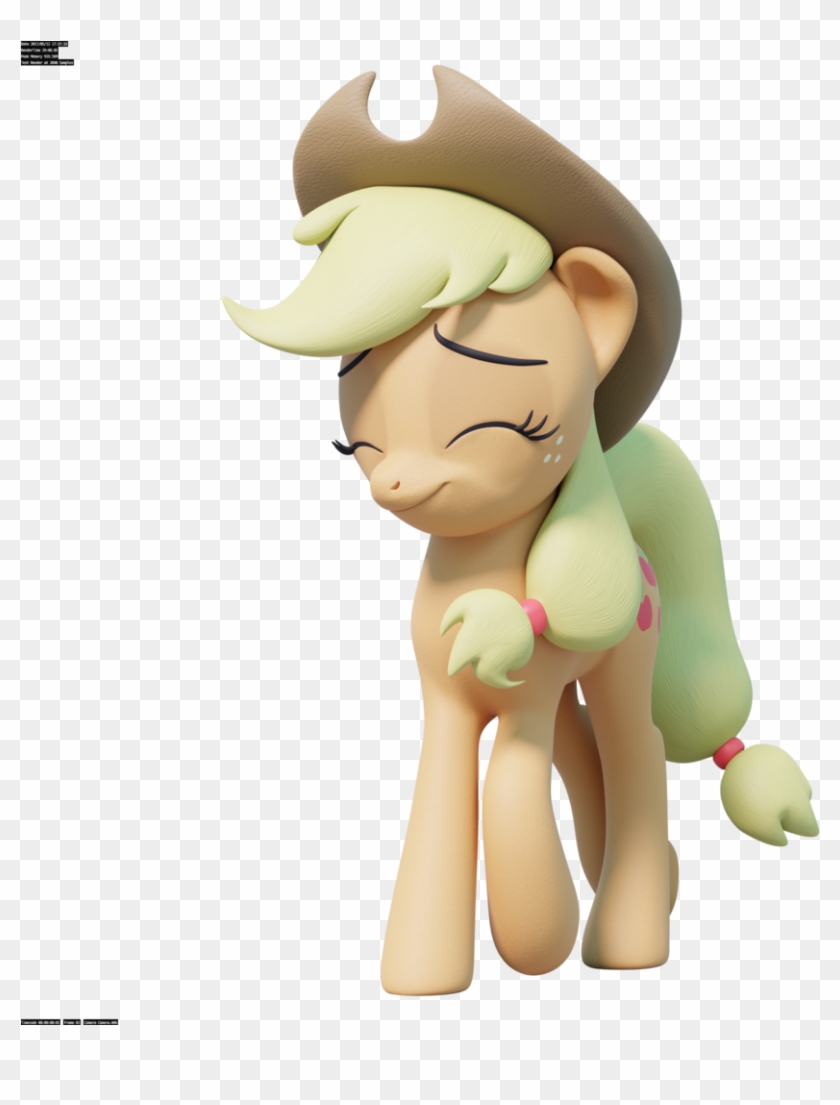 3d, 3d Model, Applejack, Artist - Cartoon #785526