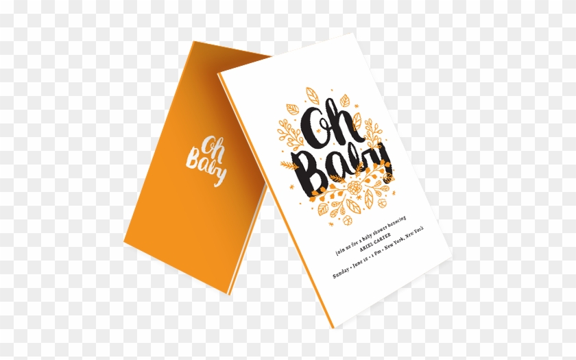 Baby Shower Invitations - Baby Shower Guest Book With Gift Log: Oh Baby! #785566