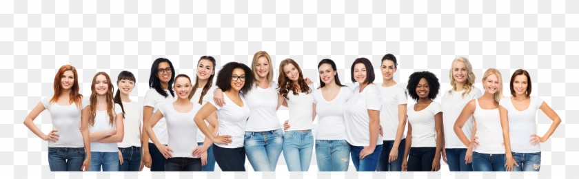 Diverse Women In T-shirts - Women Diversity Body Size #785653