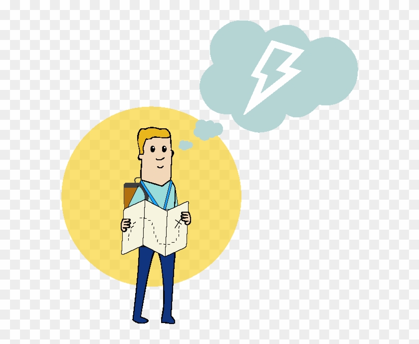 Roadmap Lightning - Cartoon #785691