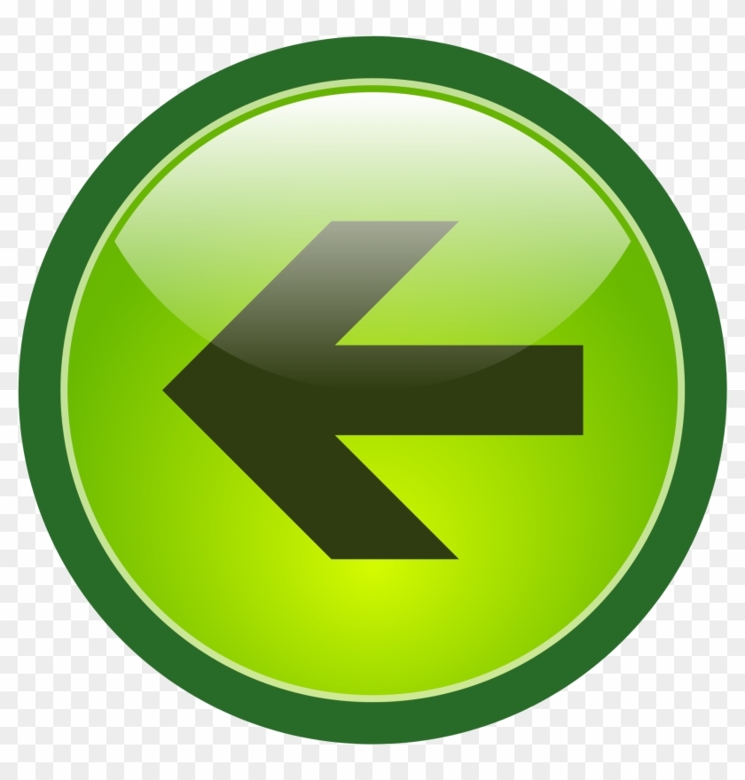 Open - Left Arrow Button Png #785801