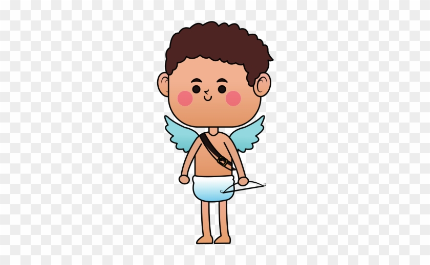 Baby Cupid Cartoon Icon - Vector Graphics #785858