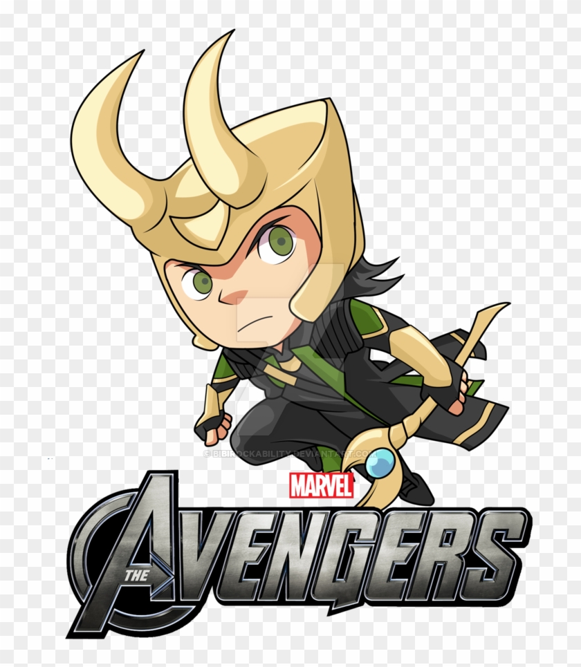 Loki Cartoon Chibi Download - Paper Magic The Avengers Valentines Day Cards  - Free Transparent PNG Clipart Images Download