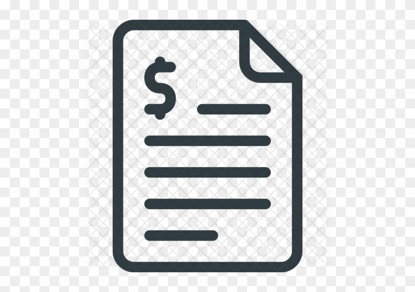 Finance Icon - Invoice Icon Png #785903