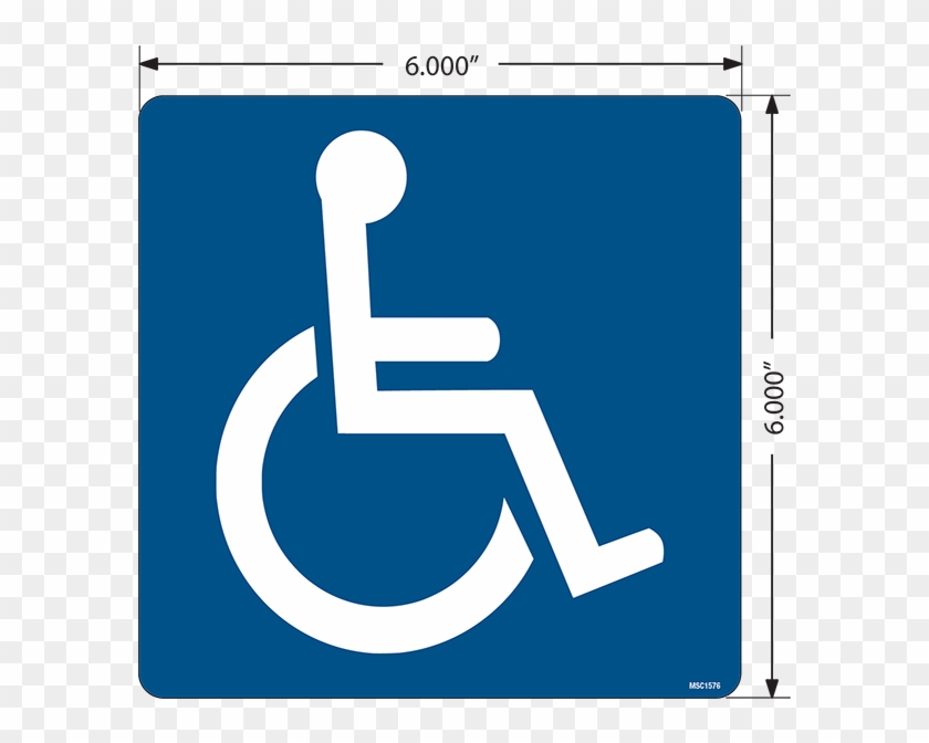 Handicapped Decal - Blue Badge #786063