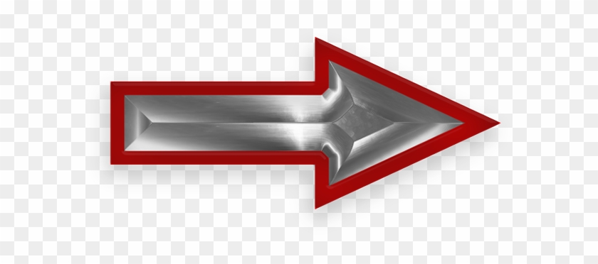Larger Version Of Red And Steel Arrow - Steel #786068