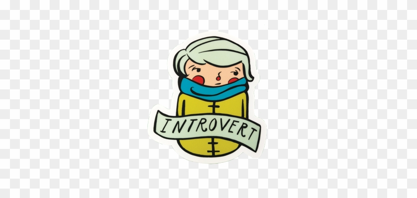 Introvert Sticker - Lapel Pin #786082