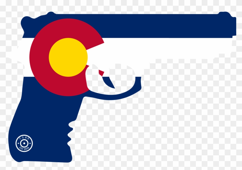 Auto Decals-colorado State Flag Gun Decal - Auto Decals-colorado State Flag Gun Decal #786105