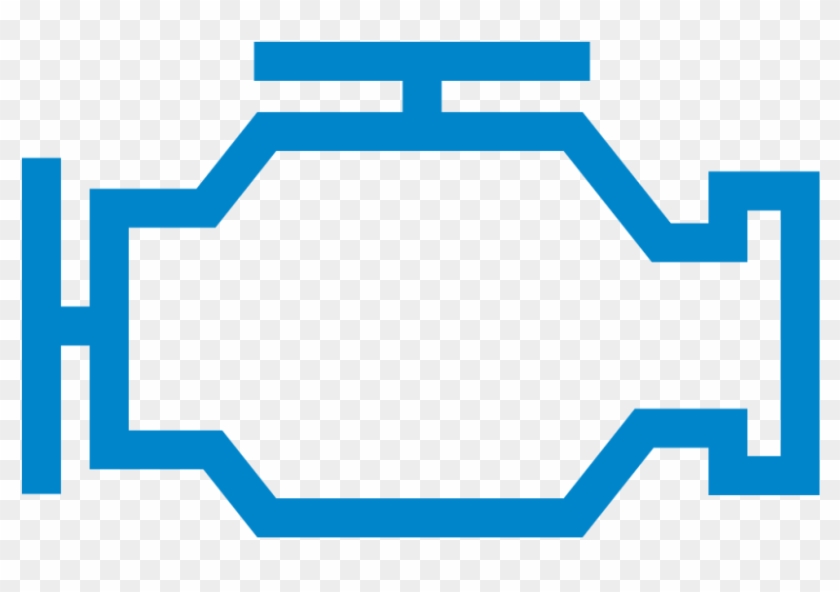 Car Decal Sticker Check Engine Light Die Cutting - Engine Logo In Car #786120