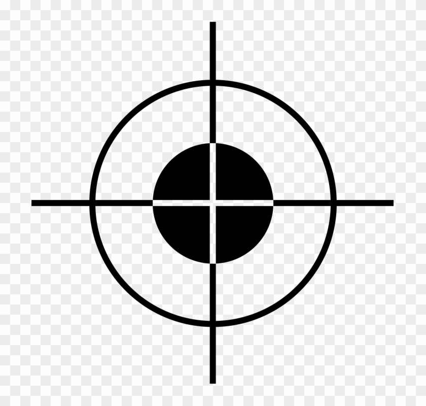 Pin Free Target Clipart - Sniper Crosshairs #786146