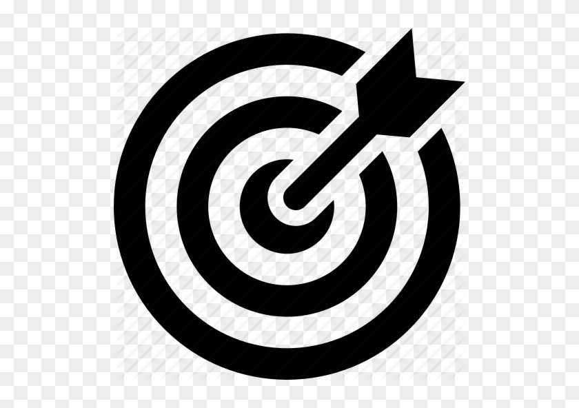 Seo Goals Icon - Arrow And Target Icon #786300