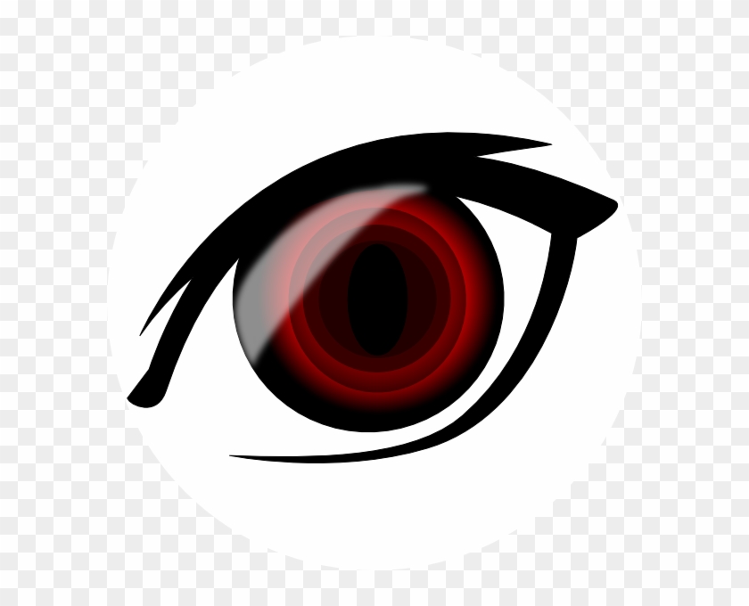 Vampire Anime Eye Clip Art - Anime Red Vampire Eyes Base #786328