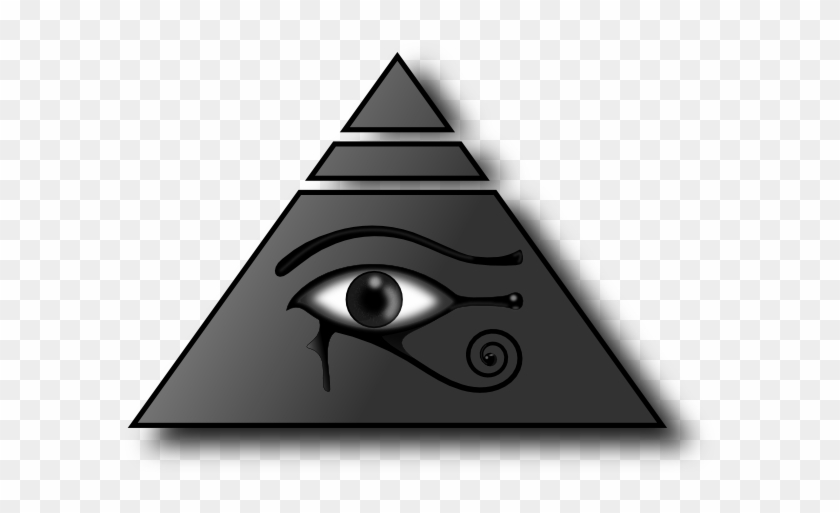 Egyptian Eye Vector For Kids - Piramide Clipart #786370