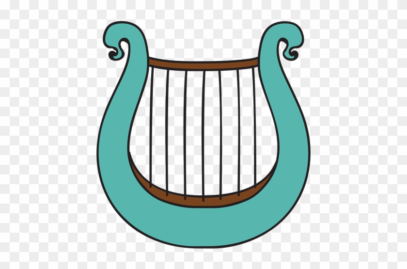Lyre Musical Instrument Doodle Transparent Png - Scalable Vector Graphics #786430