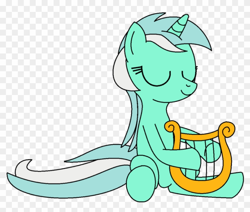 Lyra Heartstrings And Her Lyre By Demmon1 - Lyra Lyre #786434