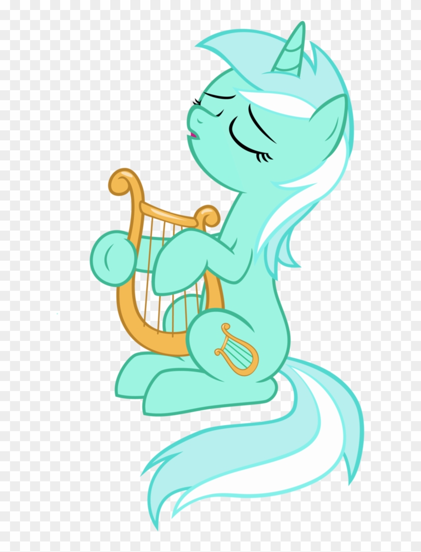 Lyra Playing A Lyre - Mlp Lyra Lyre #786493