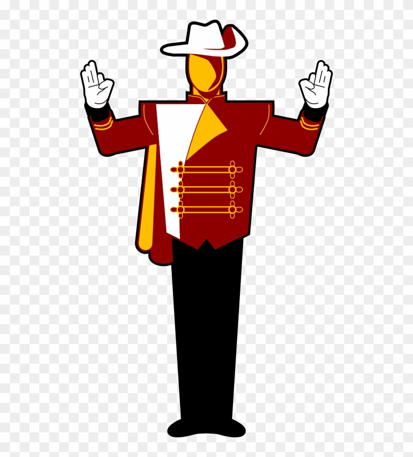 Drum Major Marching Band Clip Art - Marching Band Drum Major Clipart #786536