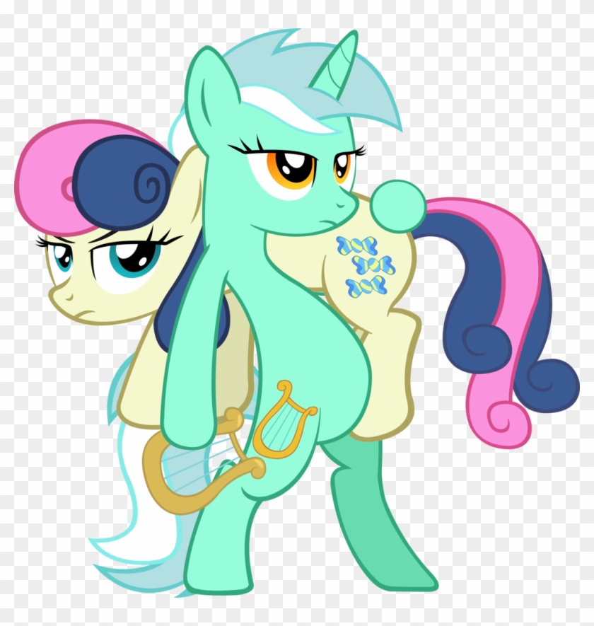 Absurd Res, Artist - Mlp Lyra And Bonbon Jump #786512