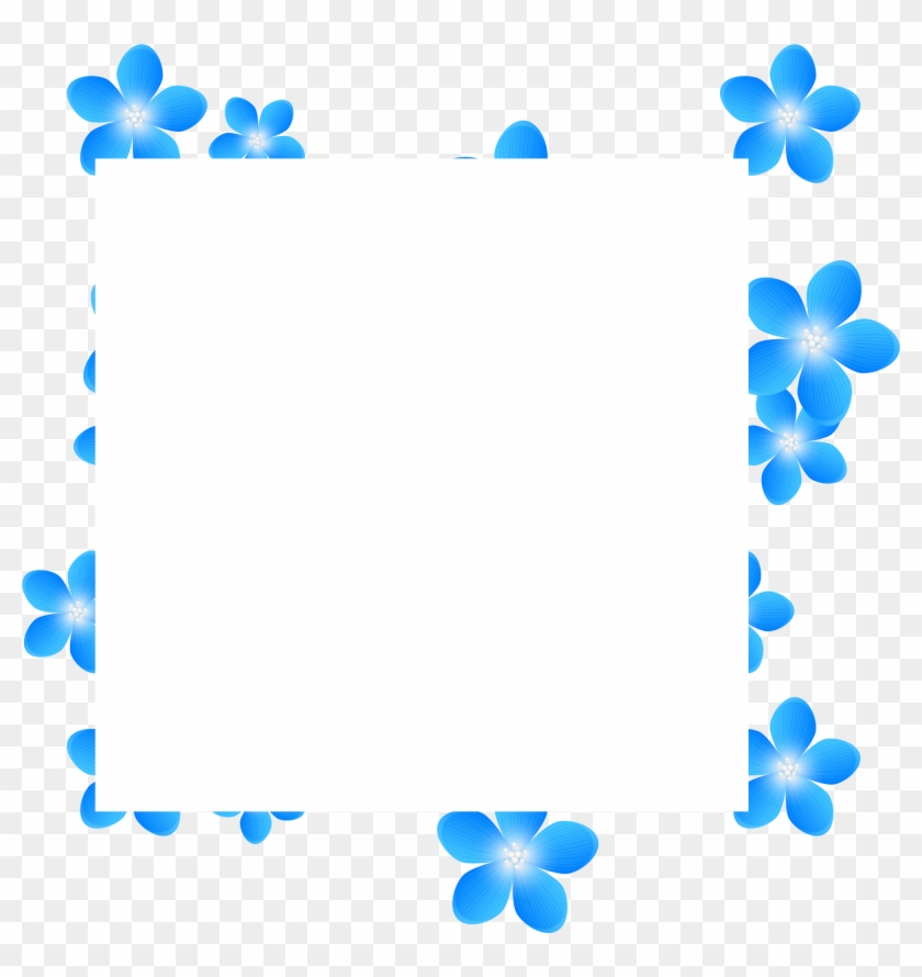 Blue Flower Clip Art - Blue Flower Clip Art #786814