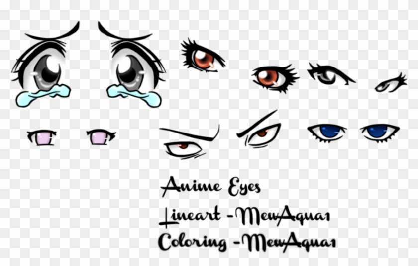 Eyes By Mewaqua1 - Coloring Book #786670