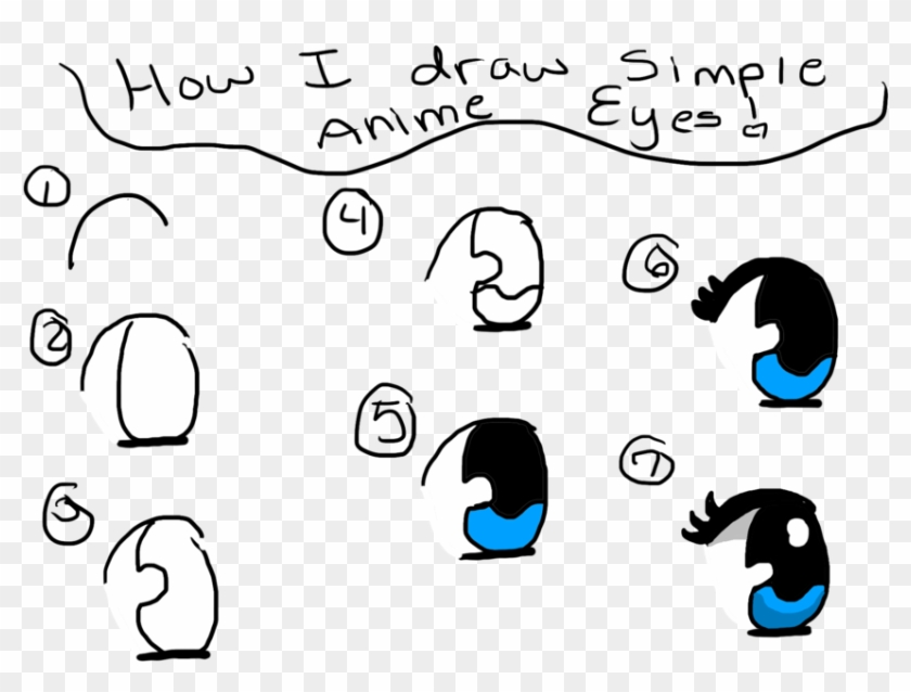 28 Collection Of Easy Eye Drawing Anime - Simple Anime Eyes Step By Step #786675