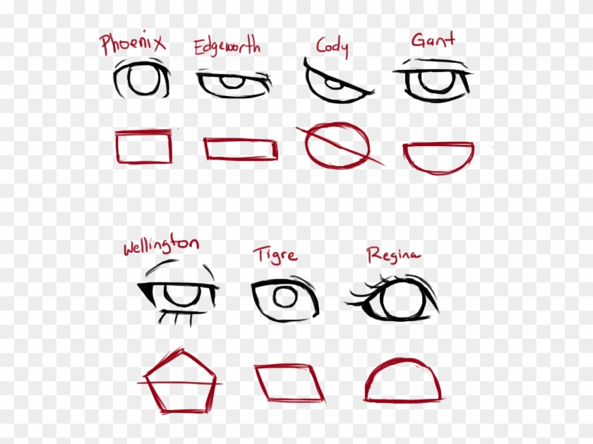 Image Different Eye Shapes Drawing - Drawing #786759