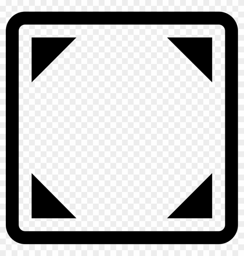 Square Black Frame Png - Question Mark Box Png #787036