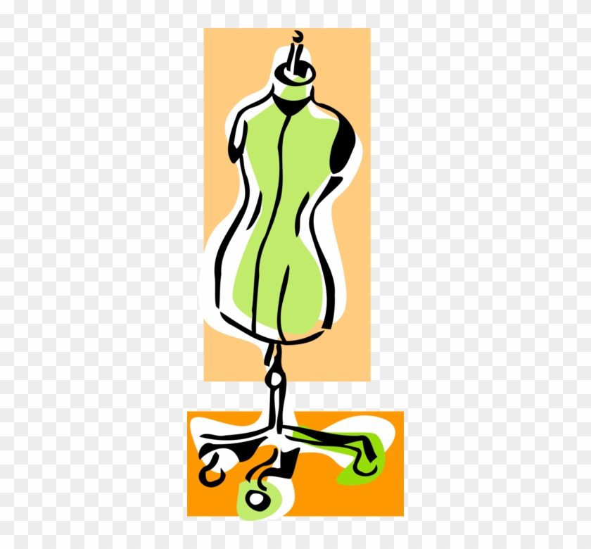 Vector Illustration Of Dressmaker Seamstress Dressmaking - Vector Illustration Of Dressmaker Seamstress Dressmaking #787085