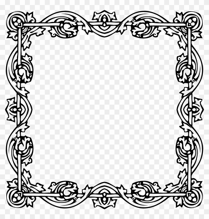 Victorian Era Picture Frames Ornament Clip Art - Victorian Era Picture Frames Ornament Clip Art #787117
