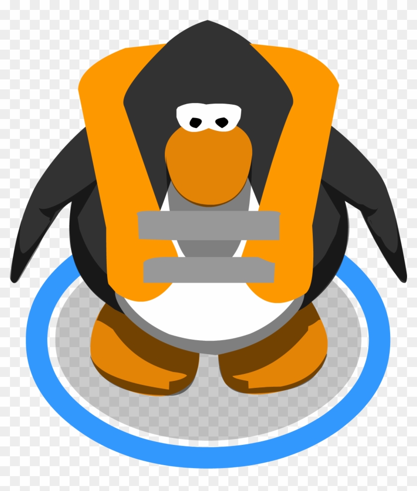 Life Vest In-game - Club Penguin Penguin In Game #787092