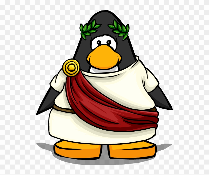 Roman Toga Player Card - Club Penguin Roman #787208