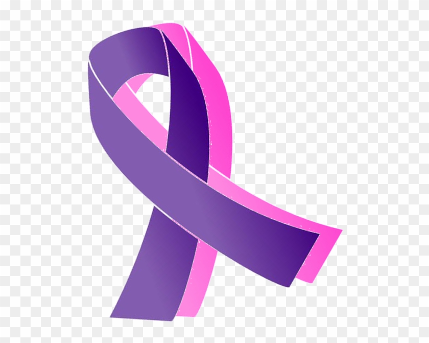 Purple - Purple Breast Cancer Ribbon #787294