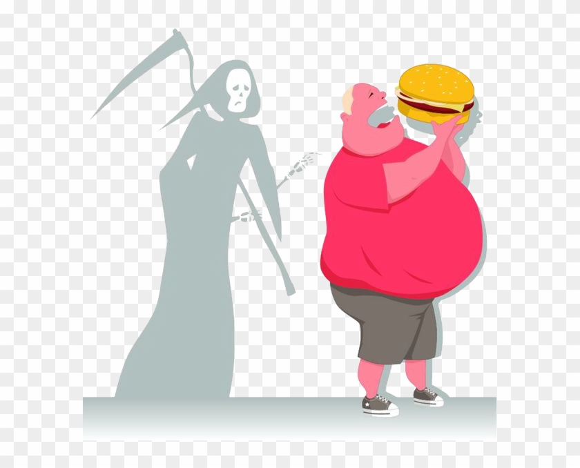Royalty-free Overeating Obesity Illustration - Royalty-free Overeating Obesity Illustration #787319