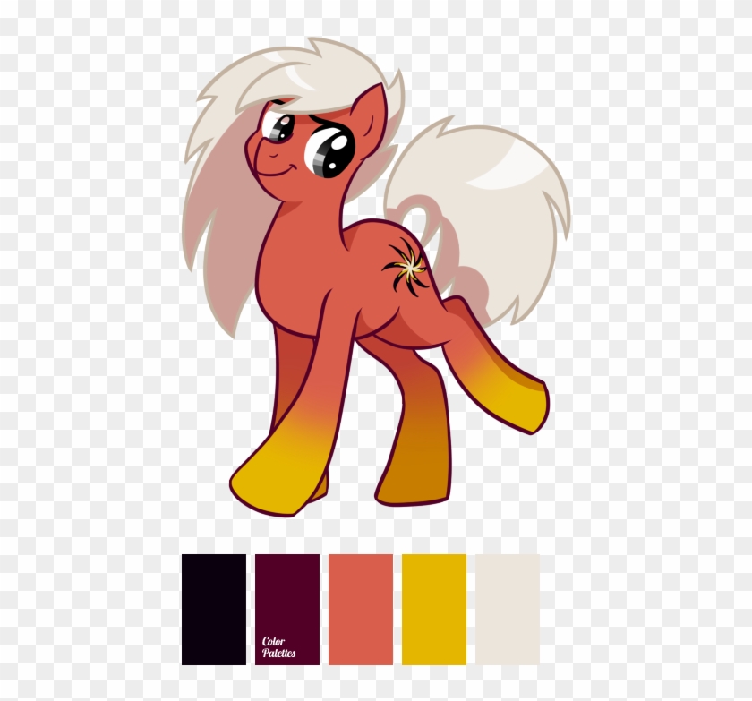 Palette Ponies January Example By Kmwolf - Cartoon #787417