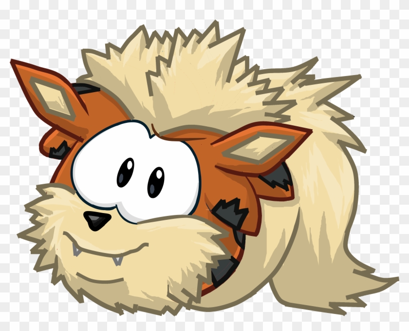 Puffle And Arcanine - Club Penguin Puffles Pokemon #787482