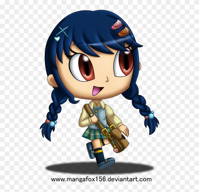 Chibi School Girl By Mangafox156 - Drawing #787489
