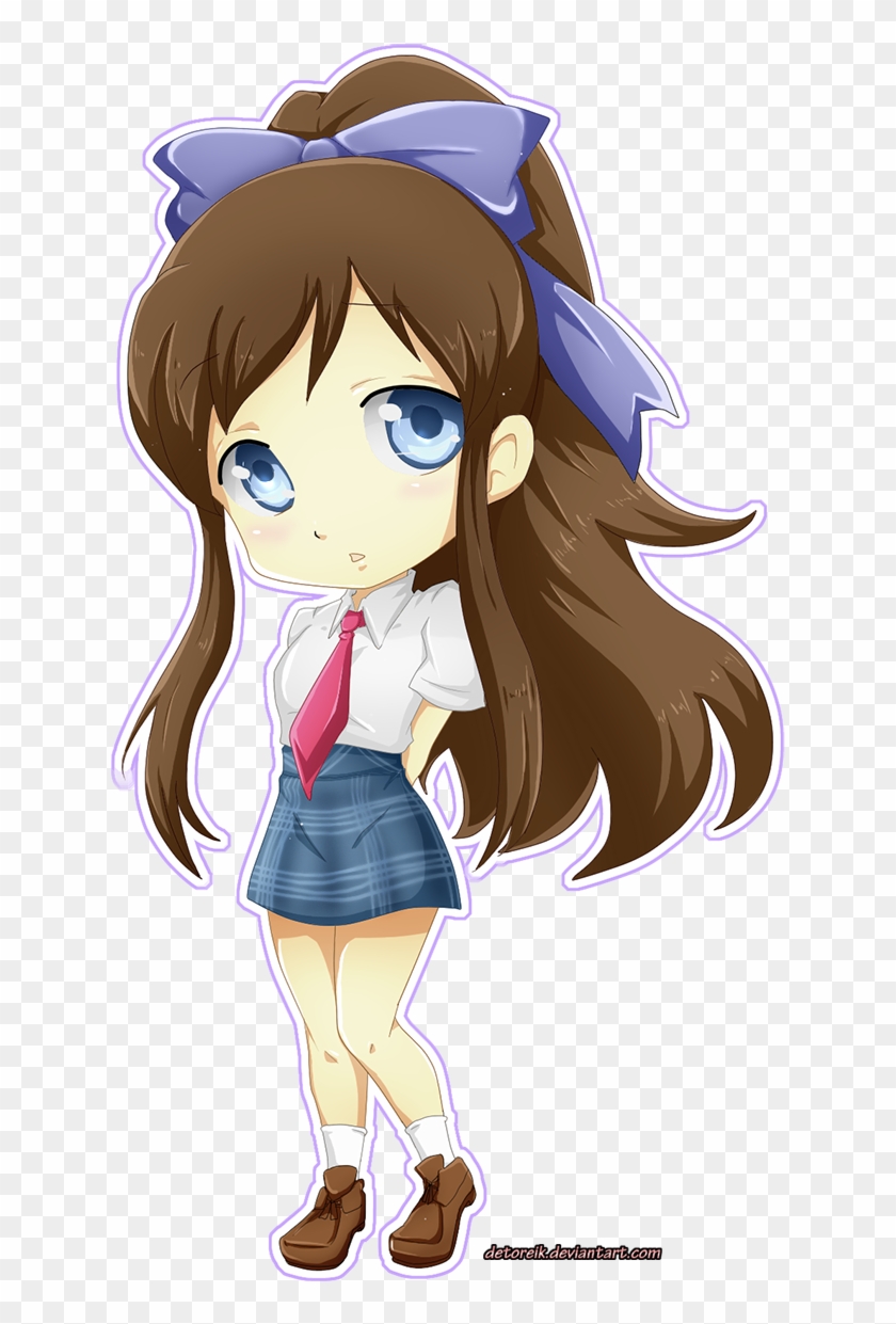 Chibi Anna Drawn By Diana - Chibi High School Girl #787498