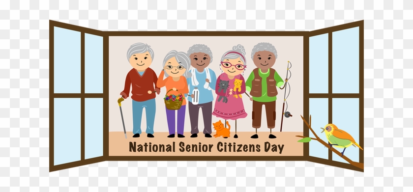 National Senior Citizens Day Cartoon Picture - World Senior Citizen Day  2017 - Free Transparent PNG Clipart Images Download