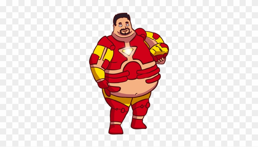 3022296 Slide Obeseironman - Fat Iron Man #787535