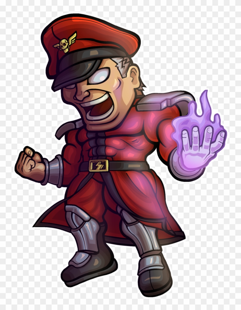 Street Fighter V M Bison Chibi - Street Fighter 5 M Bison Png #787602