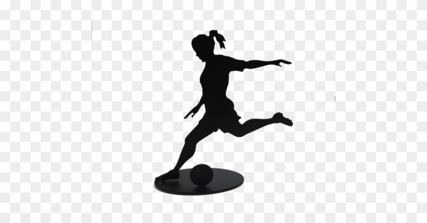New Sports Figures From B - Store51 Llc Soccer Girl Player Throw Pillows 16x16 #787632