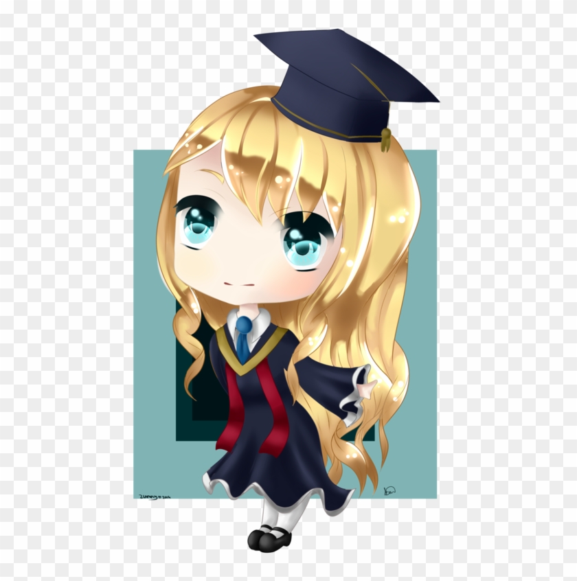 Chibi Graduation Ceremony Anime Drawing - Chibi Graduation Ceremony Anime Drawing #787692