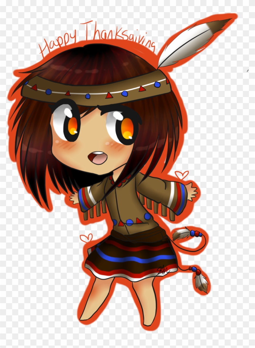 Chibi Indian - Anime Chibi Thanksgiving #787704