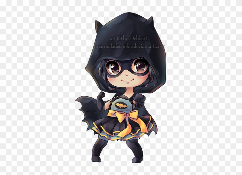 Batman By Maria Elena Lopez - Batman Anime Chibi - Free Transparent PNG  Clipart Images Download