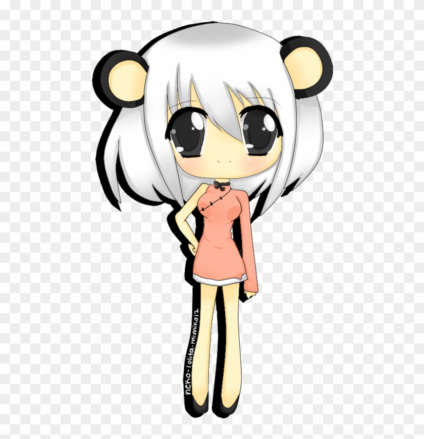Panda Chibi Girl By Neko - Chibi Girl Panda Png #787789