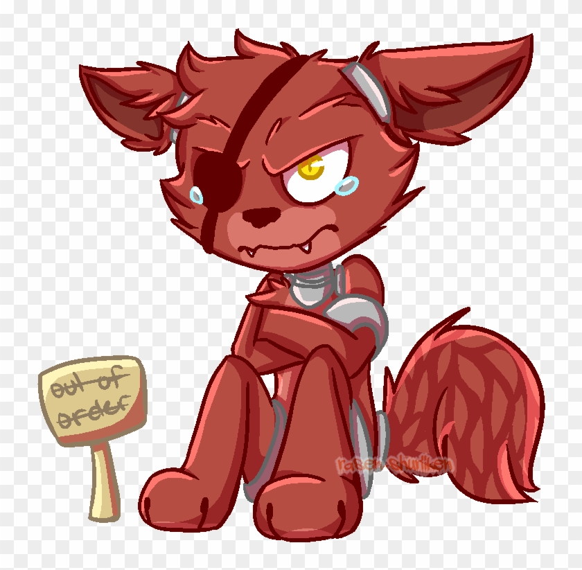 28 Collection Of Foxy Drawing Anime - Foxy Five Nights At Freddy's Chi...