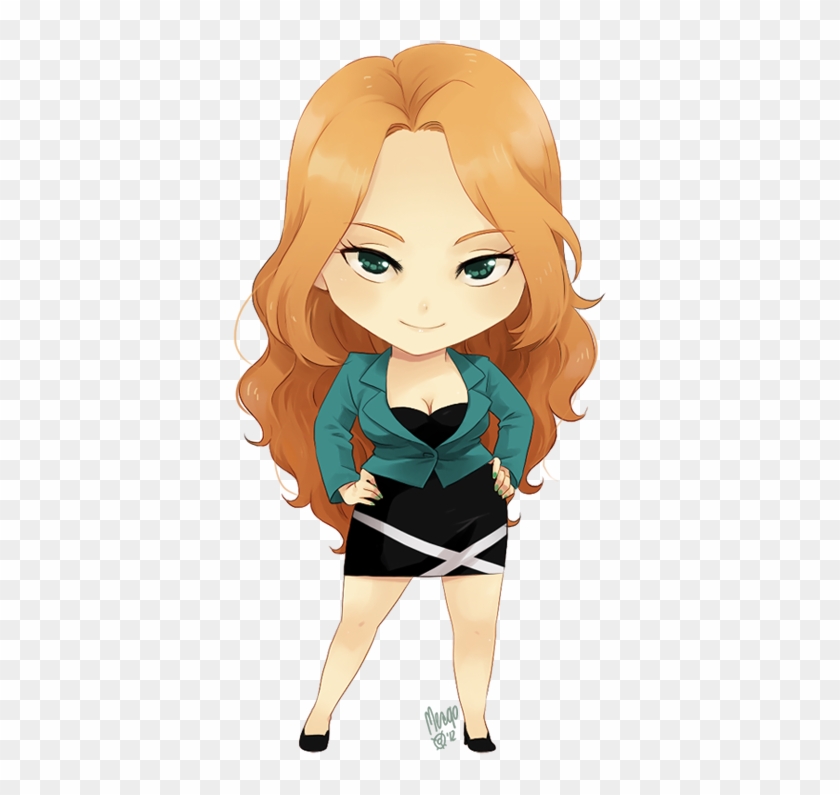 Kawaii Menina Professora Loira Png Fofa Chibi - Desenho De Boneca Loira #787845