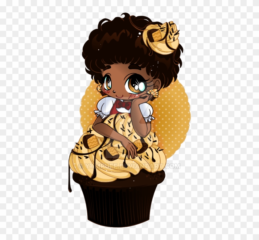 Bonequinhas Kawaii Cupcake Girl - Chibi Cupcake #787875