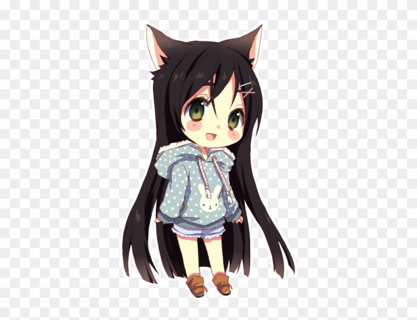 Jigsu By Nemuroudelux On Deviantart - Black Hair Anime Chibi #787895